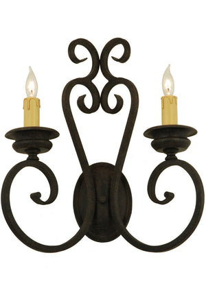 Meyda Tiffany - 134703 - Two Light Wall Sconce - Fernando - Coffee Bean