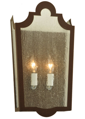 Meyda Tiffany - 135020 - Two Light Wall Sconce - French Market - Caf Noir