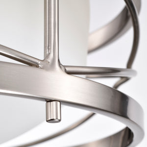 Nuvo Lighting - 60-5331 - Two Light Semi Flush Mount - Ginger - Brushed Nickel