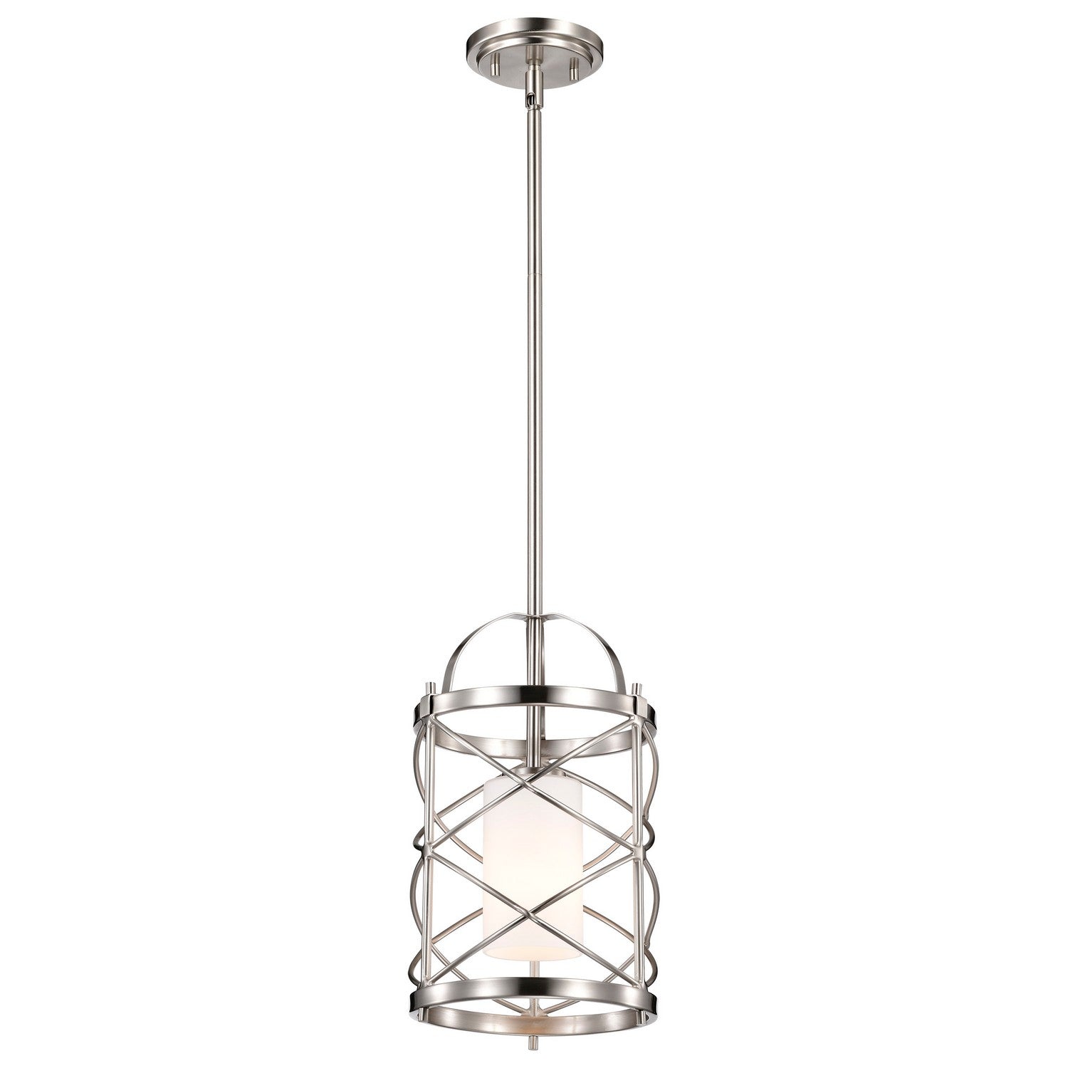 Nuvo Lighting - 60-5332 - One Light Mini Pendant - Ginger - Brushed Nickel