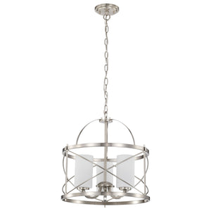 Nuvo Lighting - 60-5333 - Three Light Pendant - Ginger - Brushed Nickel