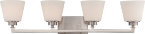 Nuvo Lighting - 60-5454 - Four Light Vanity - Mobili - Brushed Nickel
