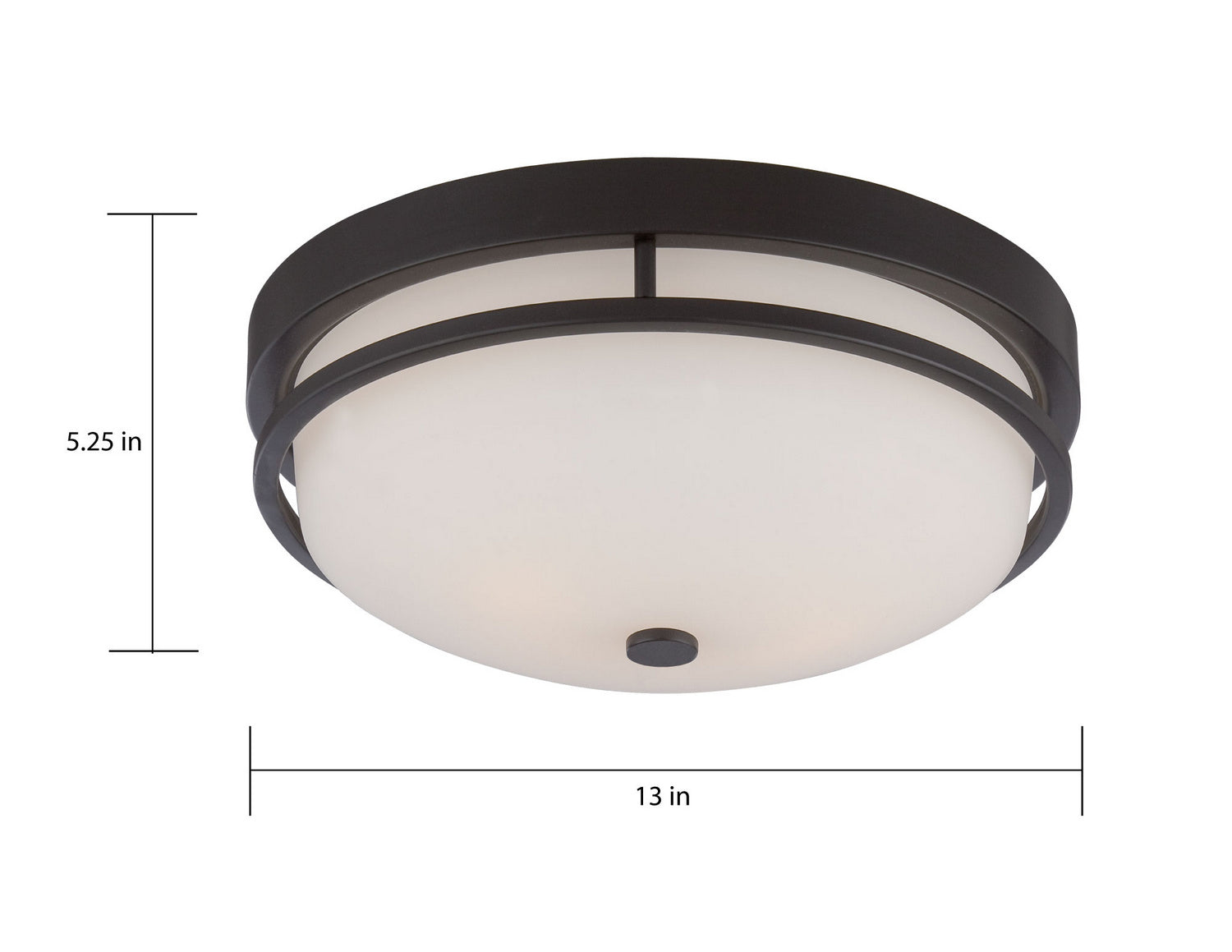 Nuvo Lighting - 60-5586 - Two Light Flush Mount - Neval - Sudbury Bronze