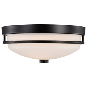 Nuvo Lighting - 60-5586 - Two Light Flush Mount - Neval - Sudbury Bronze