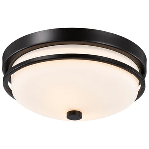 Nuvo Lighting - 60-5586 - Two Light Flush Mount - Neval - Sudbury Bronze