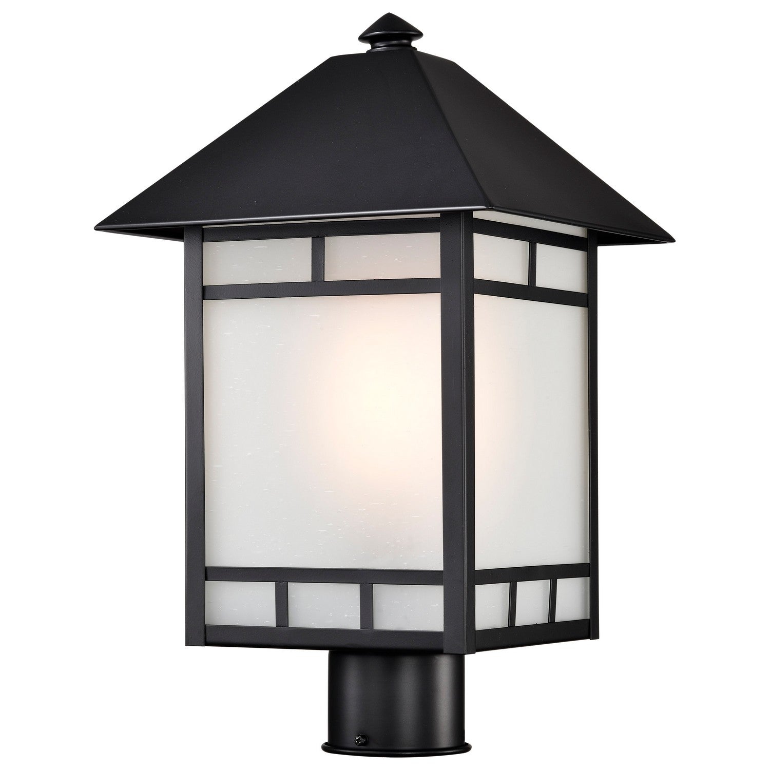 Nuvo Lighting - 60-5605 - One Light Post Lantern - Drexel - Stone Black