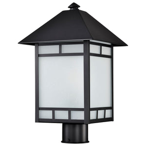 Nuvo Lighting - 60-5605 - One Light Post Lantern - Drexel - Stone Black