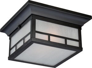 Nuvo Lighting - 60-5606 - Two Light Flush Mount - Drexel - Stone Black