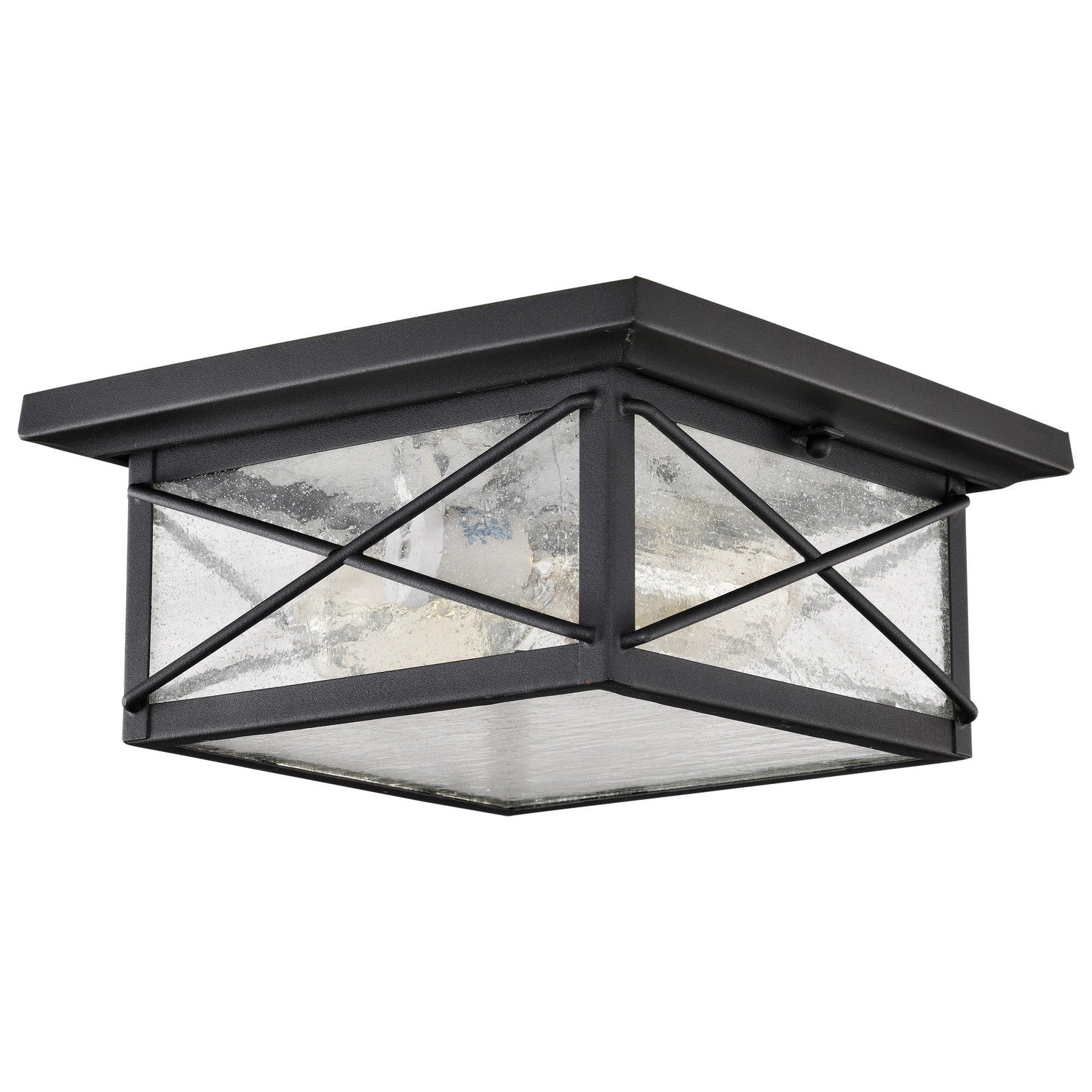 Nuvo Lighting - 60-5626 - Two Light Flush Mount - Wingate - Textured Black