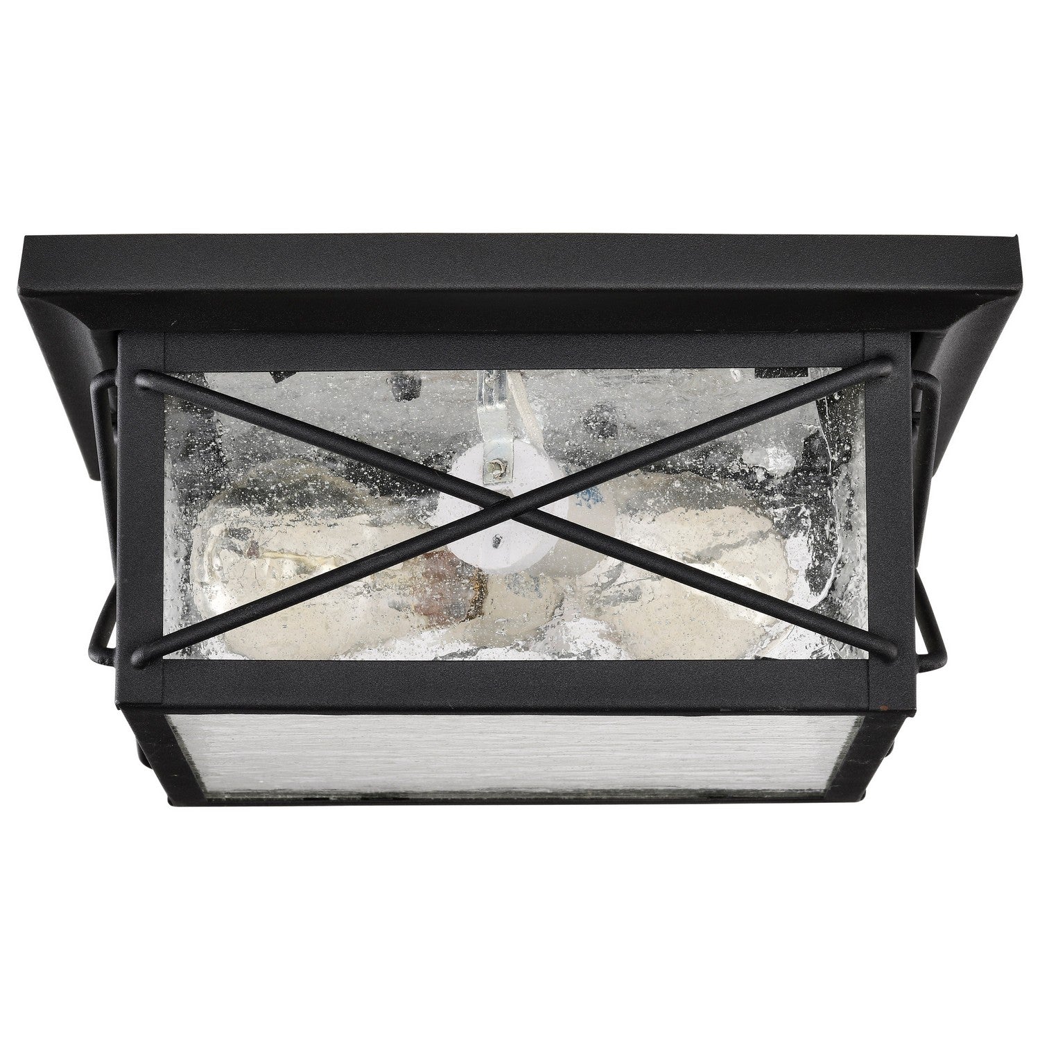 Nuvo Lighting - 60-5626 - Two Light Flush Mount - Wingate - Textured Black