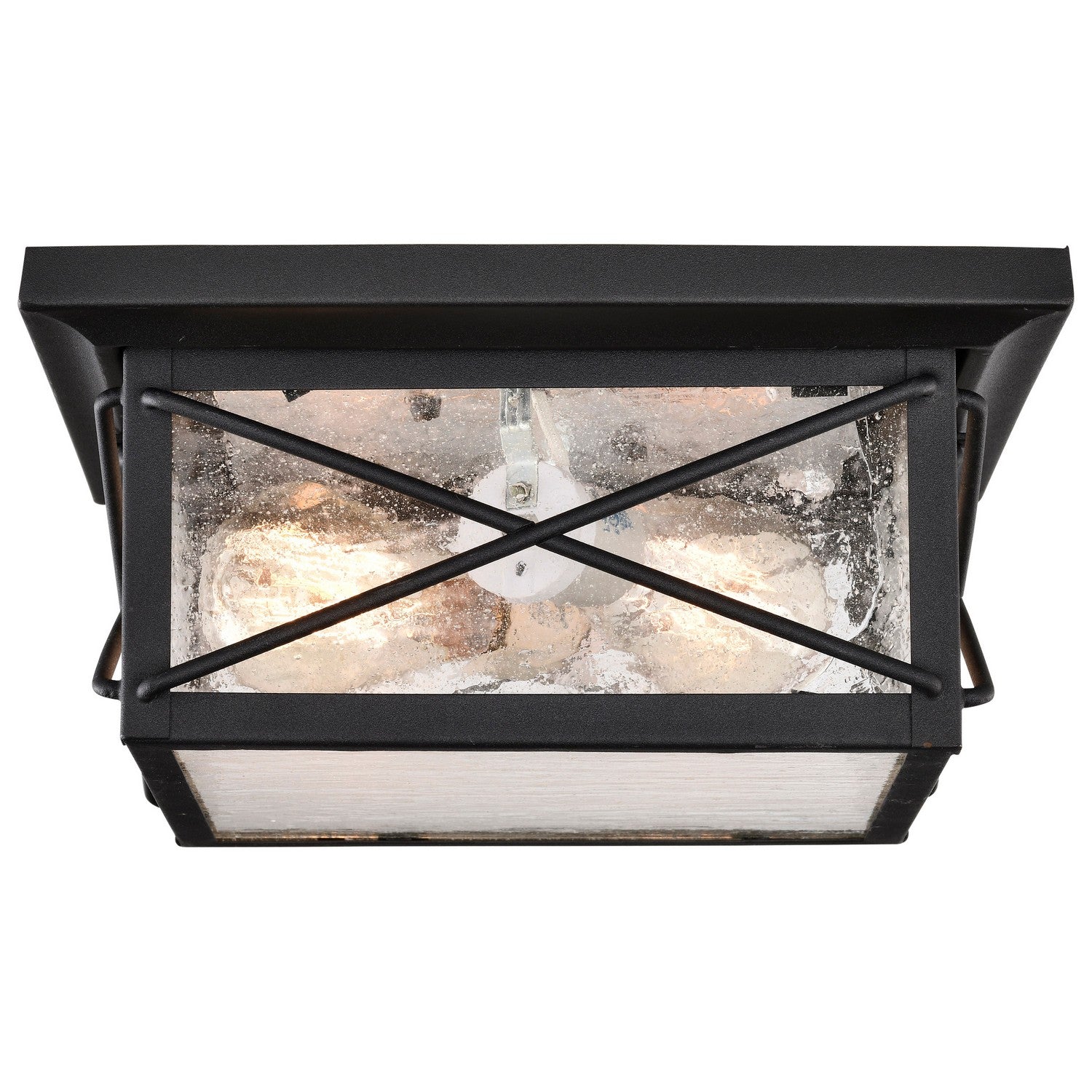 Nuvo Lighting - 60-5626 - Two Light Flush Mount - Wingate - Textured Black