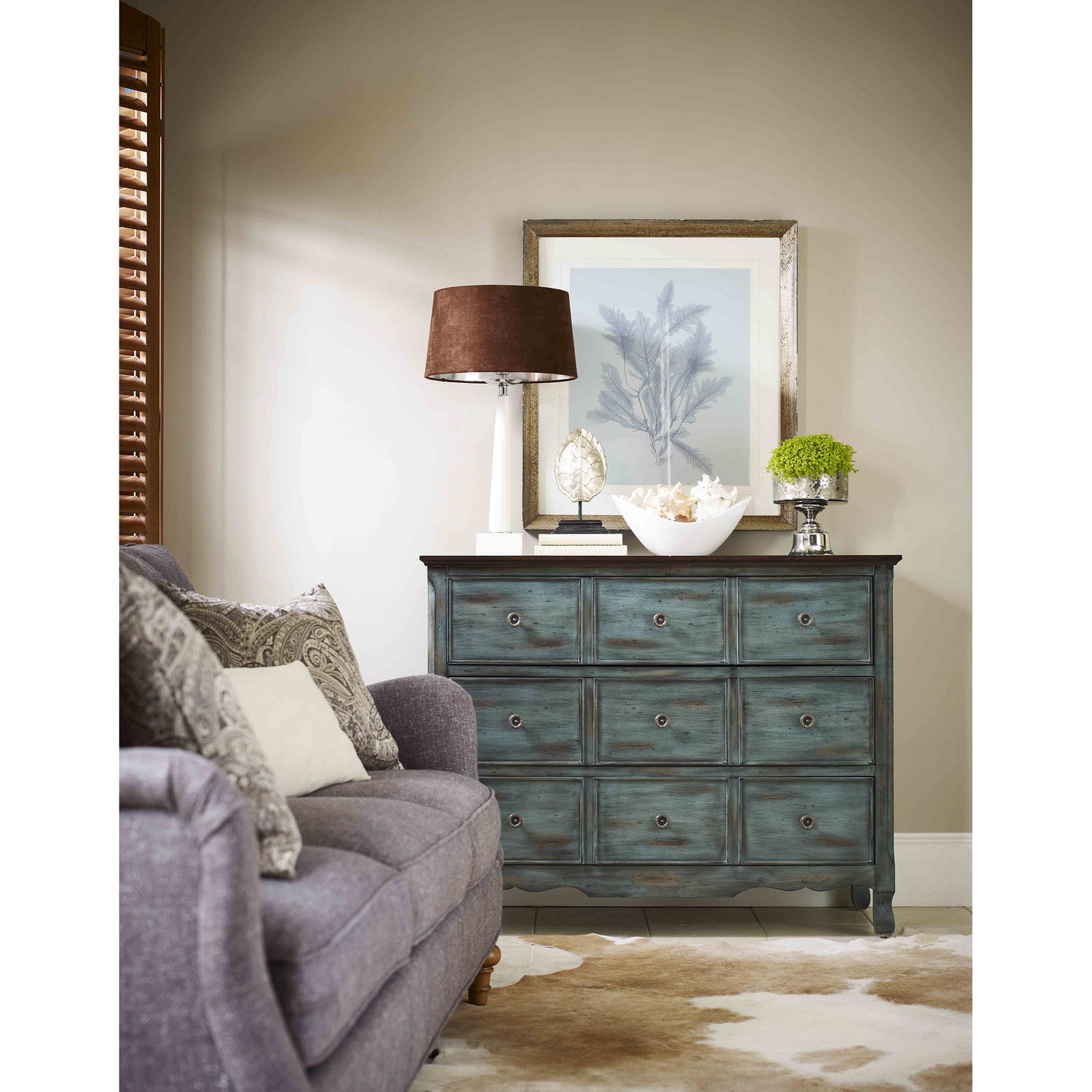 ELK Home - 12027 - Chest - Hartford - Aged Blue