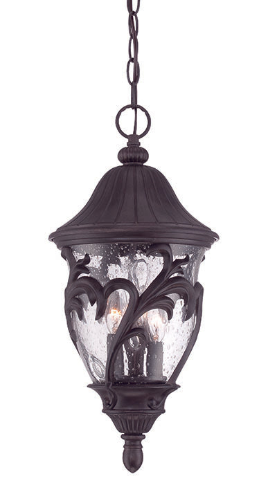 Acclaim Lighting - 39216BC - Three Light Hanging Lantern - Capri - Black Coral