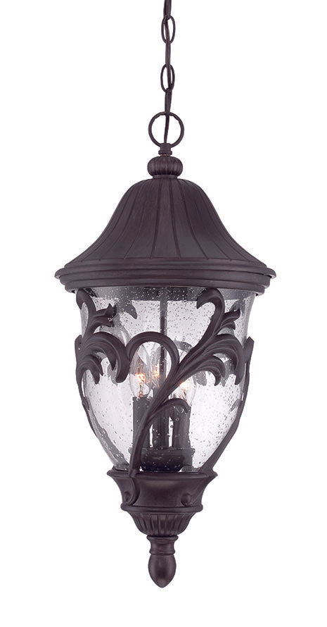 Acclaim Lighting - 39226BC - Three Light Hanging Lantern - Capri - Black Coral