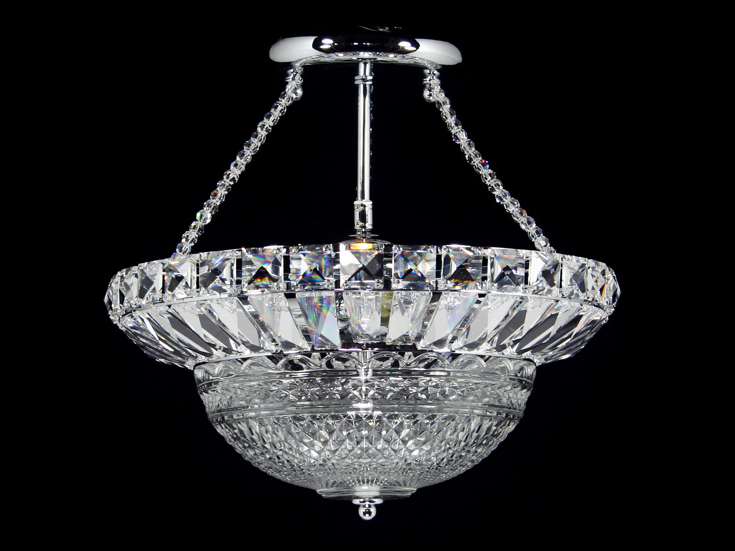 Dale Tiffany - GH13385 - Three Light Pendant - Pendant - Polished Chrome