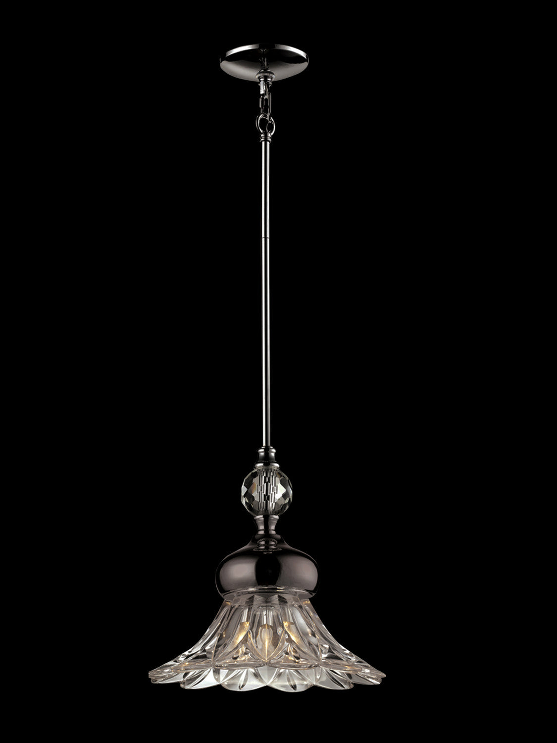 Dale Tiffany - GH14323 - One Light Mini Pendant - Ovation - Polished Chrome