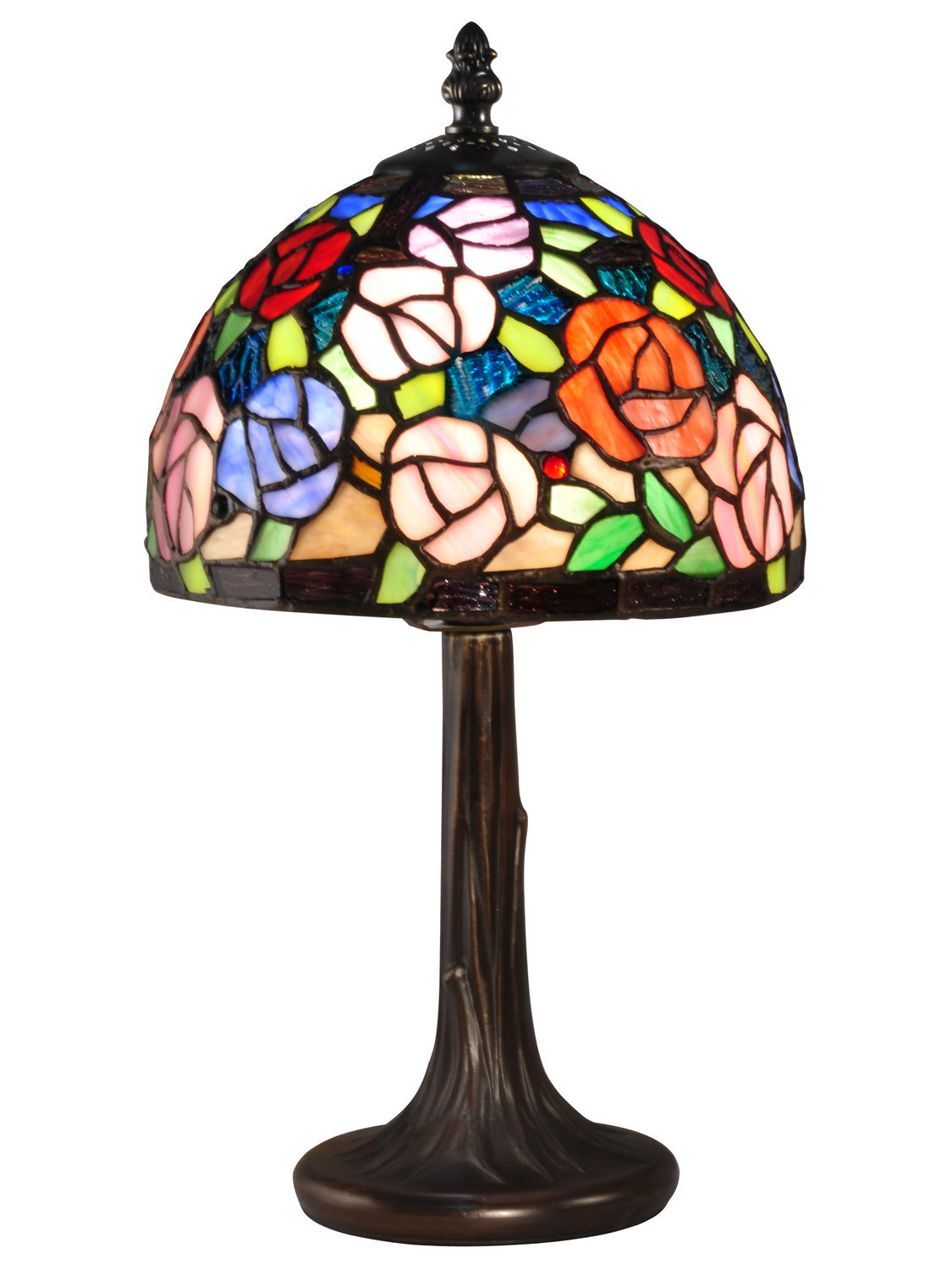 Dale Tiffany - TA15050 - One Light Accent Table Lamp - Carnation - Antique Bronze