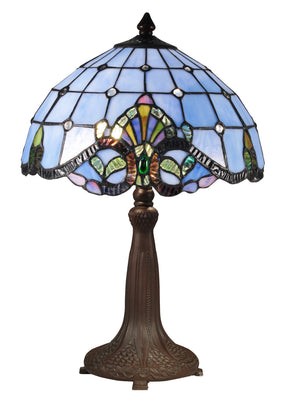 Dale Tiffany - TT15090 - Two Light Table Lamp - Baroque - Antique Bronze/Verde