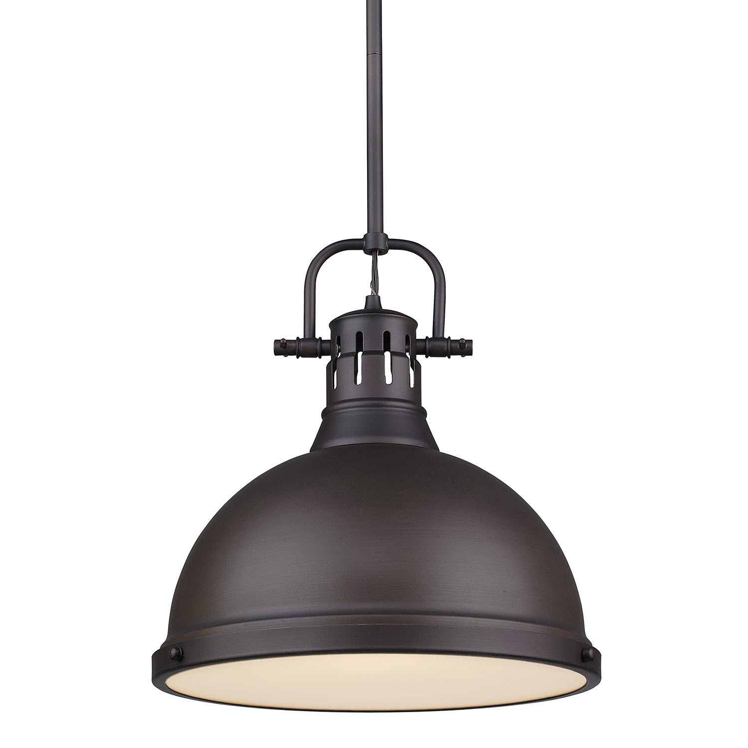 Golden - 3604-L RBZ-RBZ - One Light Pendant - Duncan RBZ - Rubbed Bronze