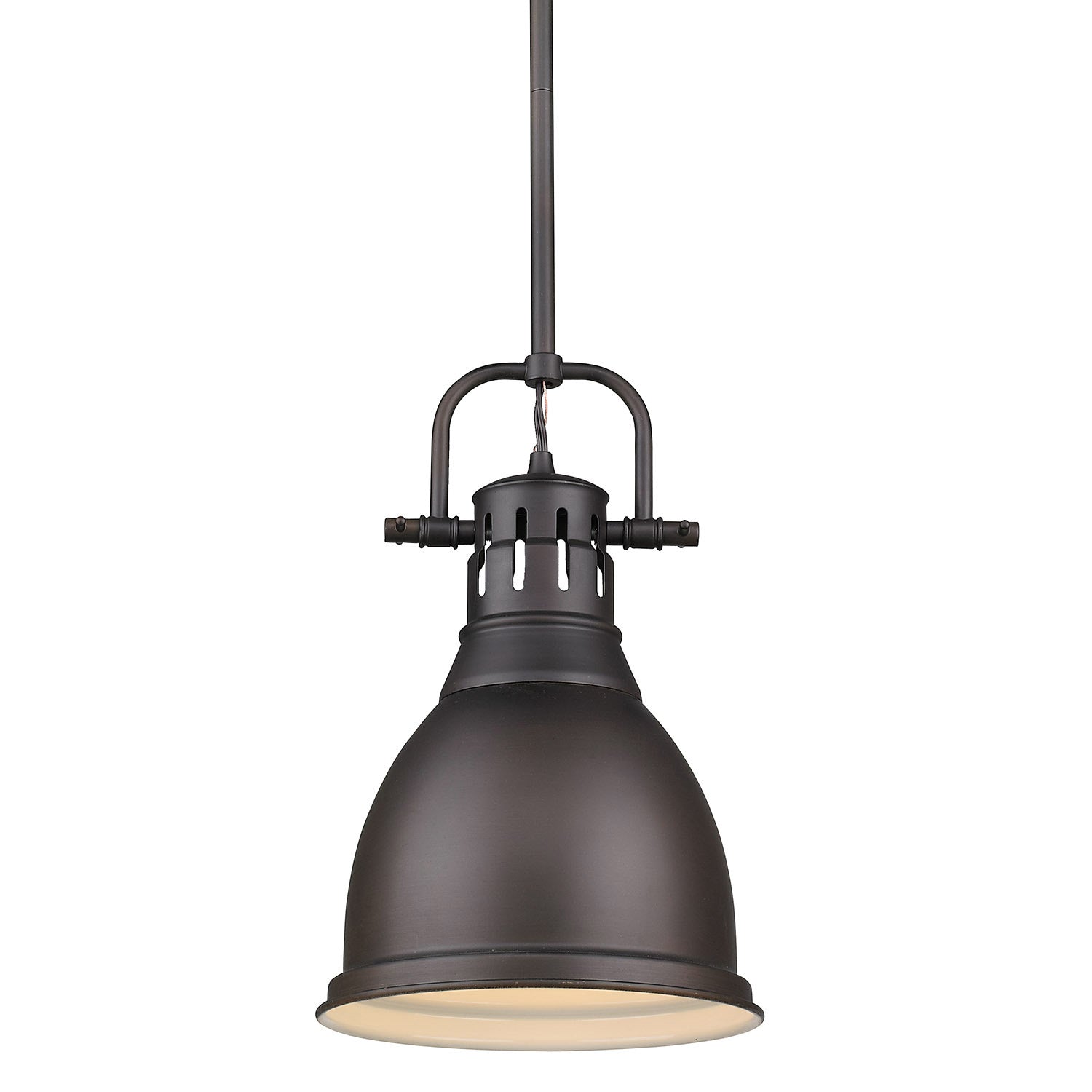 Golden - 3604-S RBZ-RBZ - One Light Pendant - Duncan RBZ - Rubbed Bronze