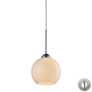 ELK Home - 10240/1WH-LA - One Light Mini Pendant - Cassandra - Polished Chrome