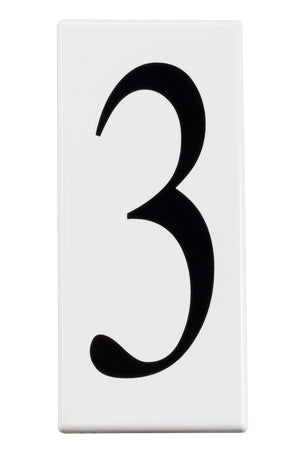 Kichler - 4303 - Number 3 Panel - Accessory - White Material