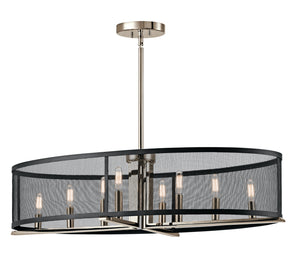 Kichler - 43712PN - Eight Light Chandelier - Titus - Polished Nickel