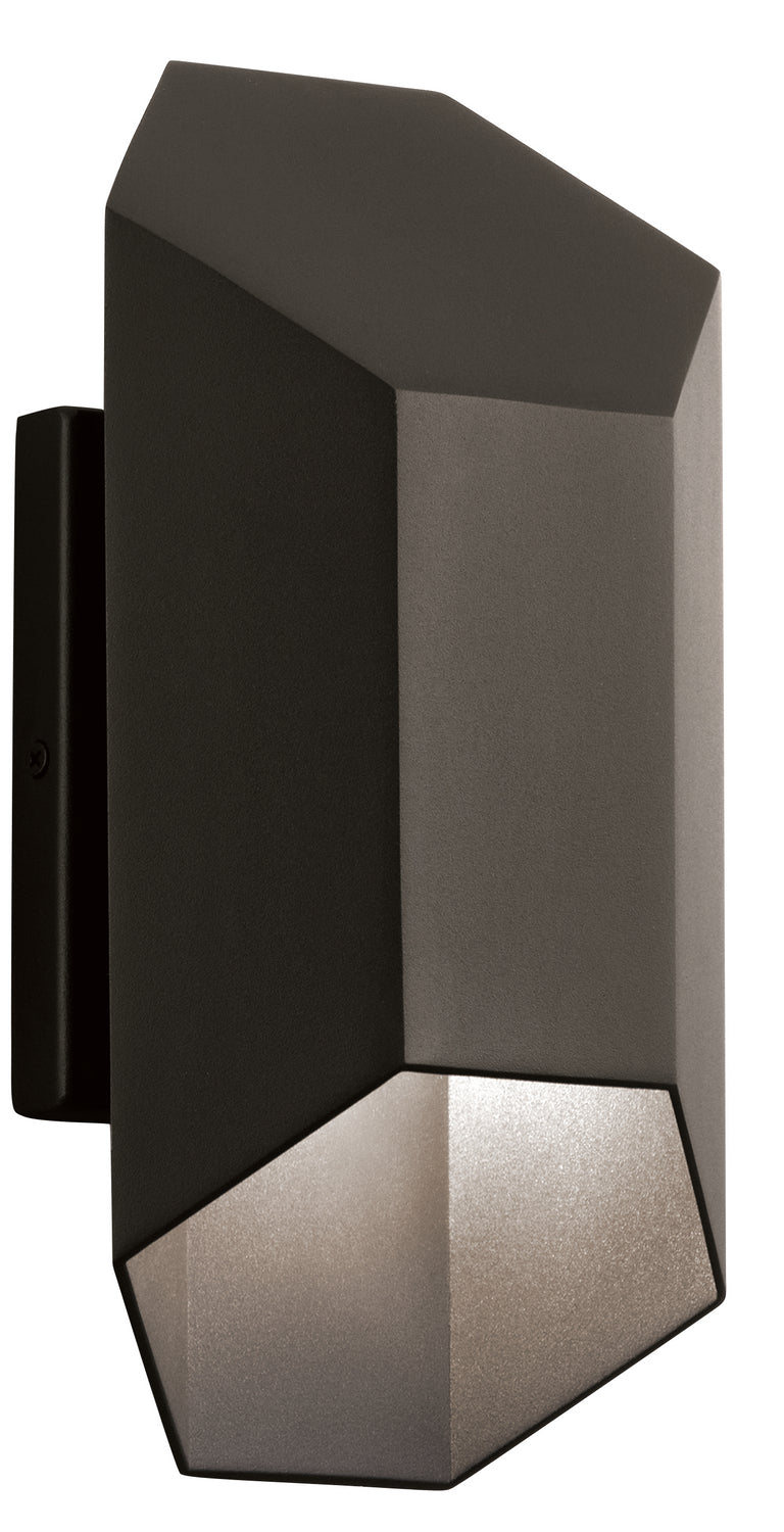 Kichler - 49607AZTLED - LED Outdoor Wall Mount - Estella - Textured Architectural Bronze