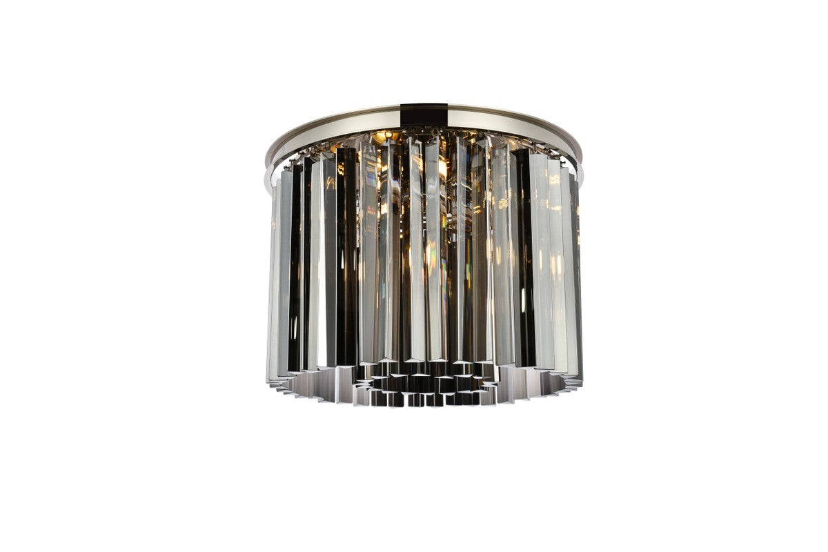 Elegant Lighting - 1208F20PN-SS/RC - Six Light Flush Mount - Sydney - Polished Nickel