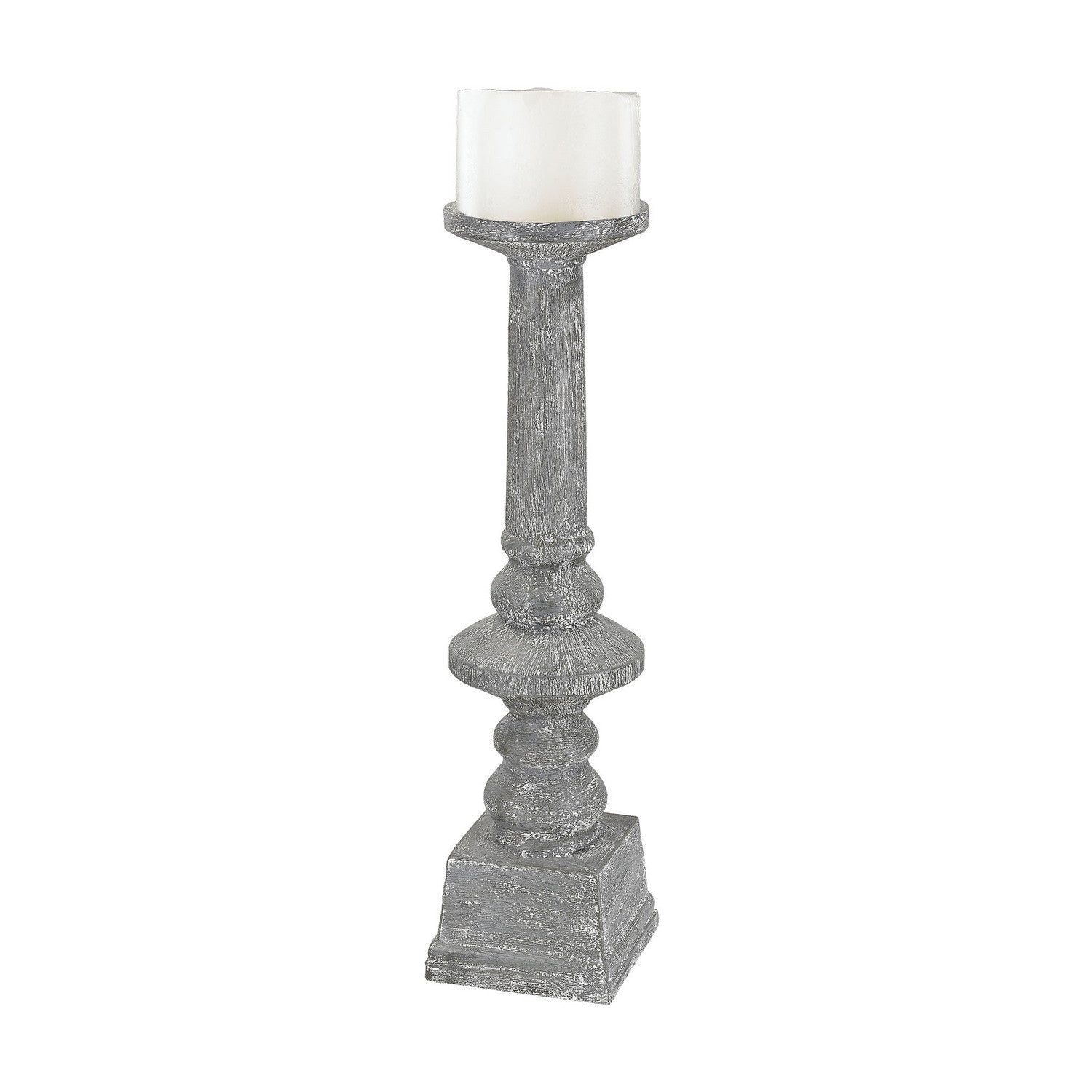 ELK Home - 9166-022 - Candle Holder - Candle Holder - Whitewash