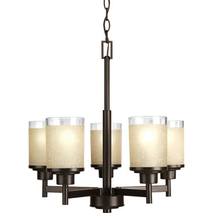 Progress Lighting - P4459-20 - Five Light Chandelier - Alexa - Antique Bronze