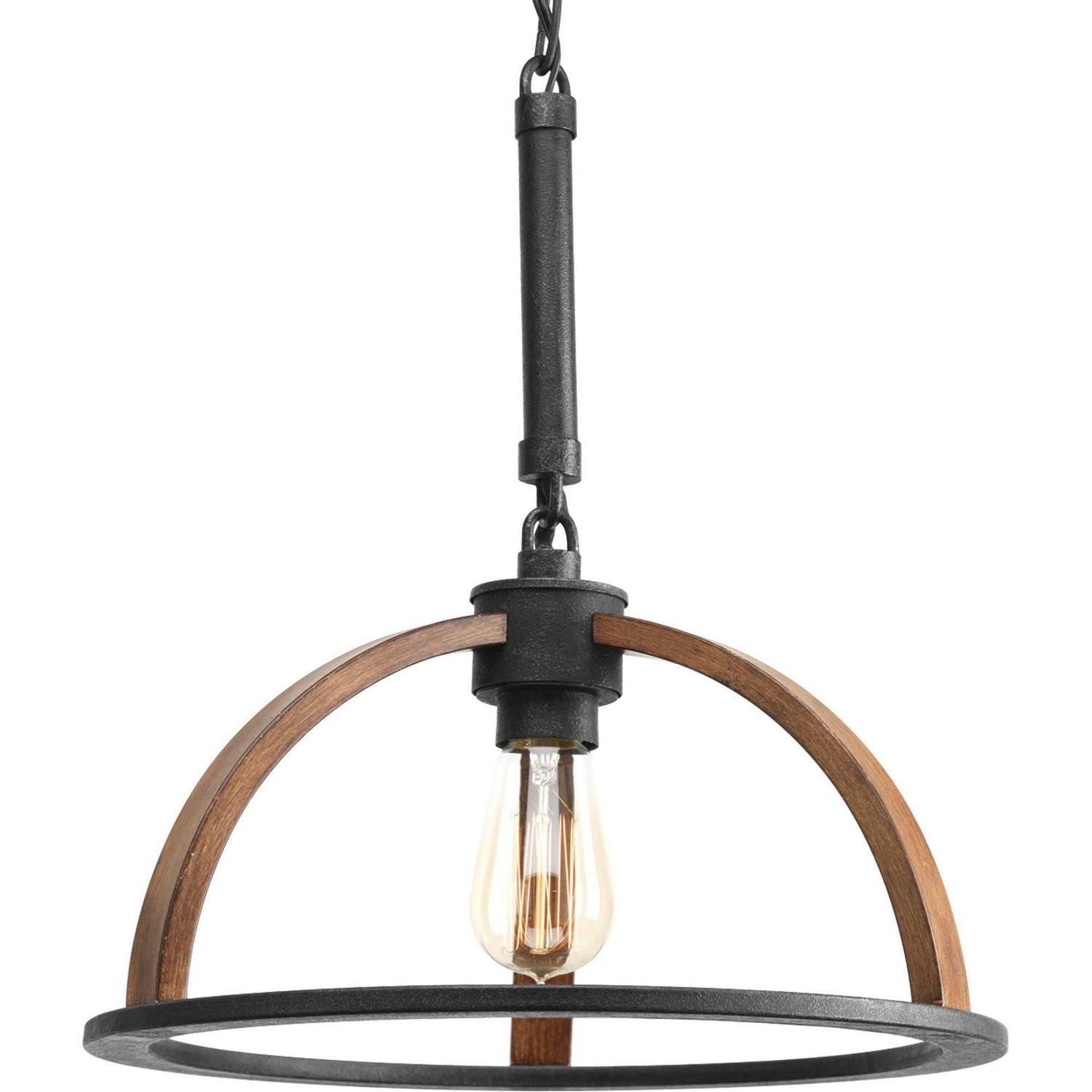 Progress Lighting - P5152-71 - One Light Pendant - Trestle - Gilded Iron