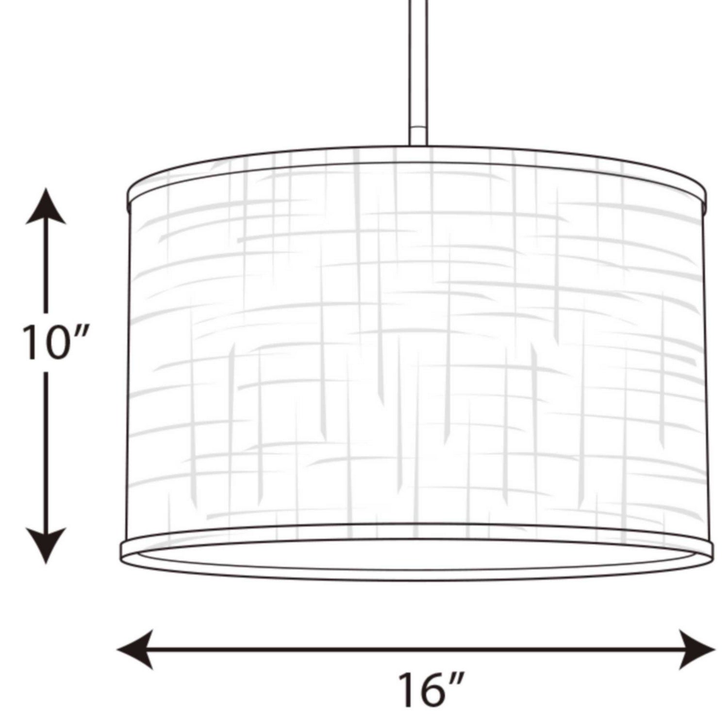 Progress Lighting - P8829-30 - Shade - Markor - Summer Linen