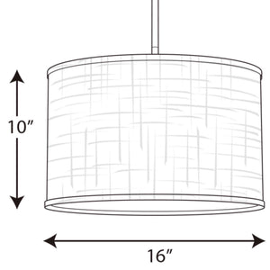 Progress Lighting - P8829-30 - Shade - Markor - Summer Linen