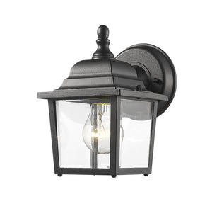 Z-Lite - 546BK - One Light Outdoor Wall Mount - Waterdown - Black