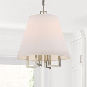 Crystorama - 2254-PN - Four Light Mini Chandelier - Westwood - Polished Nickel