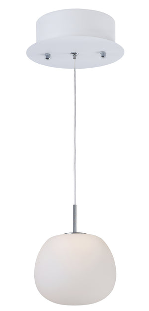 ET2 - E21120-11WT - LED Pendant - Puffs - White