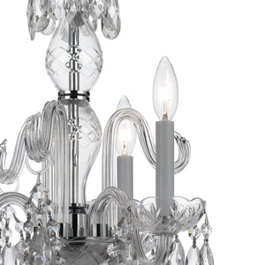 Crystorama - 5044-CH-CL-I - Three Light Mini Chandelier - Traditional Crystal - Polished Chrome