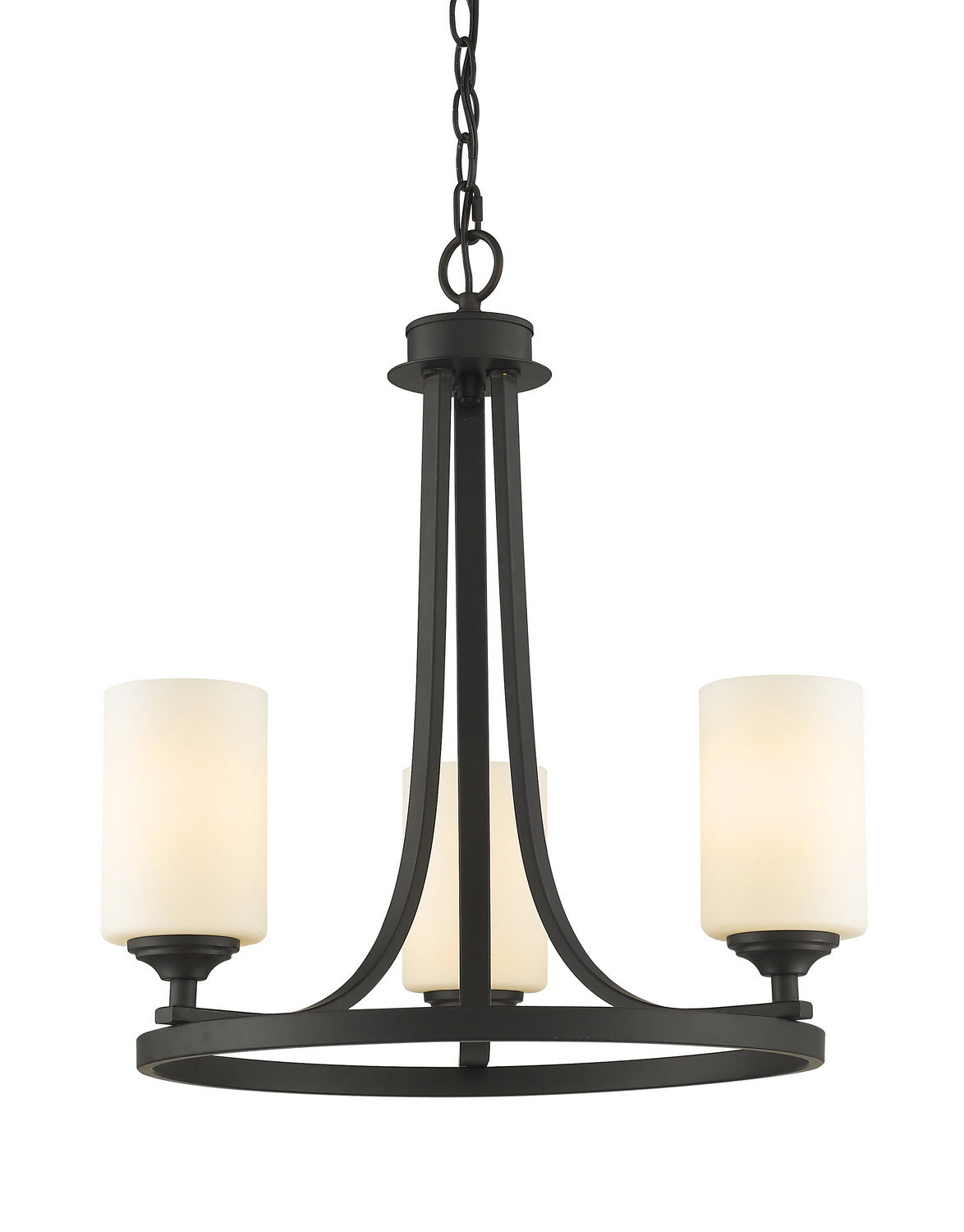 Z-Lite - 435-3BRZ - Three Light Chandelier - Bordeaux - Bronze