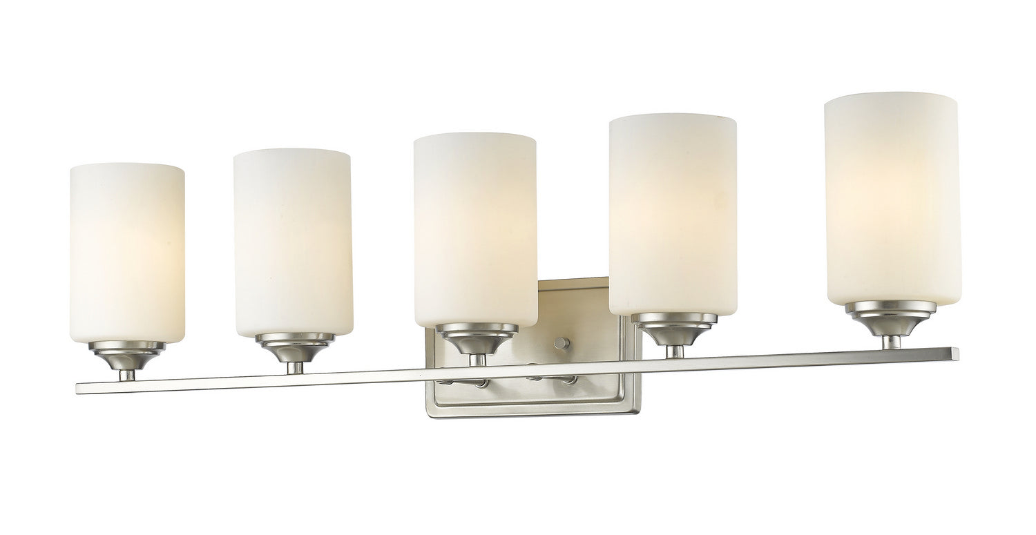 Z-Lite - 435-5V-BN - Five Light Vanity - Bordeaux - Brushed Nickel