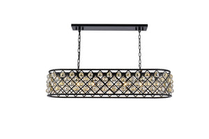 Elegant Lighting - 1216G50MB-GT/RC - Seven Light Chandelier - Madison - Matte Black