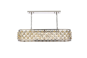 Elegant Lighting - 1216G50PN-GT/RC - Seven Light Chandelier - Madison - Polished Nickel