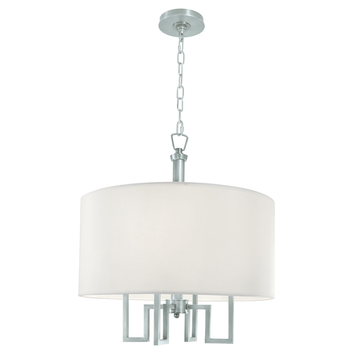 Norwell Lighting - 9677-BN-WS - Four Light Chandelier - Maya - Polished Nickel