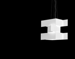 Estiluz - T-2935-76 - Two Light Pendant - Shadow - White