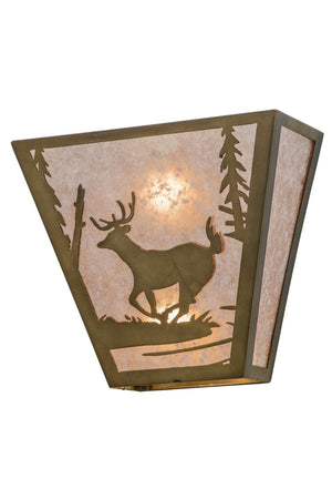 Meyda Tiffany - 108531 - Two Light Wall Sconce - Deer Creek - Antique Copper