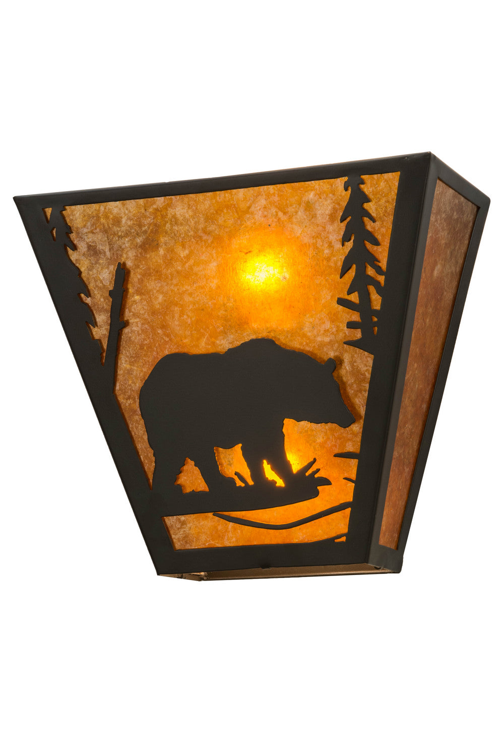 Meyda Tiffany - 116311 - Two Light Wall Sconce - Bear Creek - Timeless Bronze