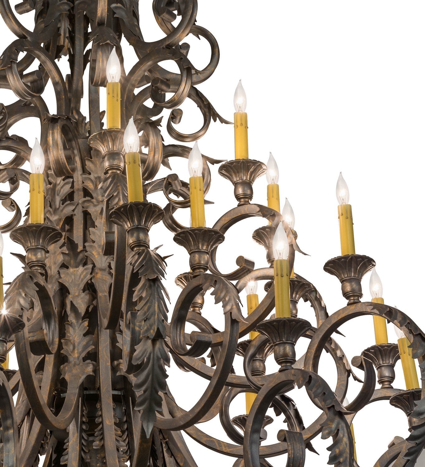 Meyda Tiffany - 116521 - 32 Light Chandelier - Serratina - French Bronze