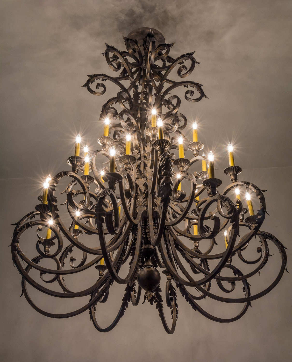 Meyda Tiffany - 116521 - 32 Light Chandelier - Serratina - French Bronze