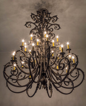 Meyda Tiffany - 116521 - 32 Light Chandelier - Serratina - French Bronze