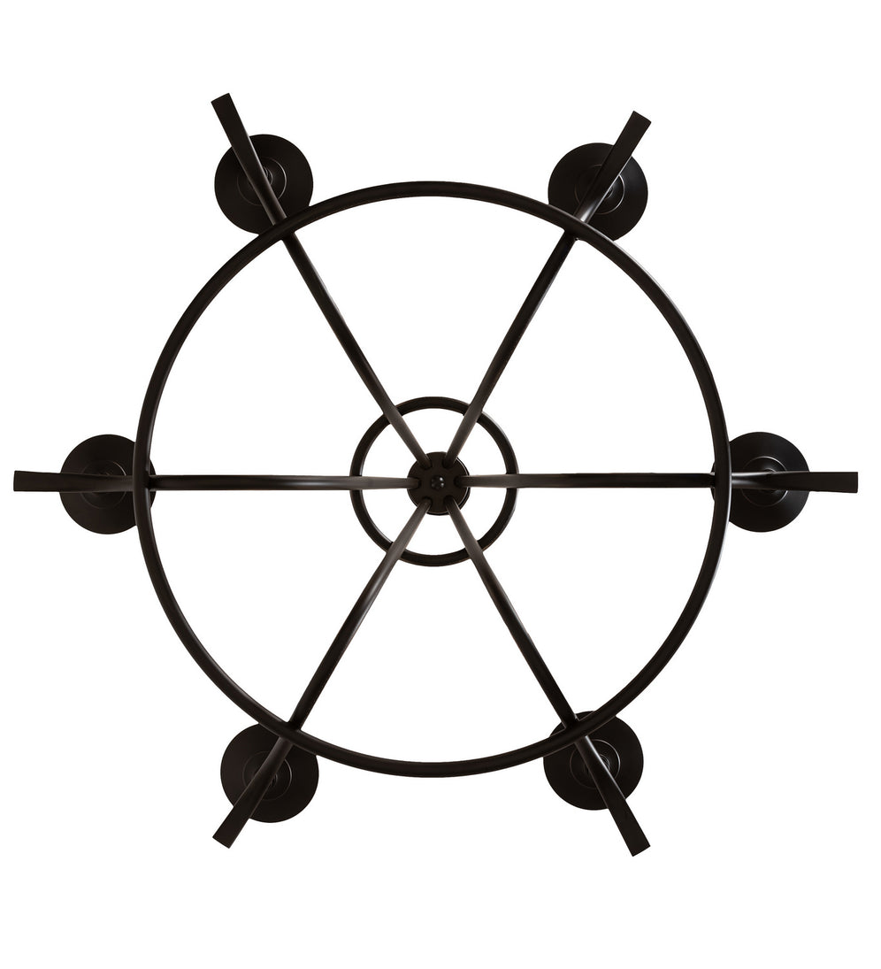 Meyda Tiffany - 141829 - Six Light Chandelier - Octavia - Black Metal,Custom